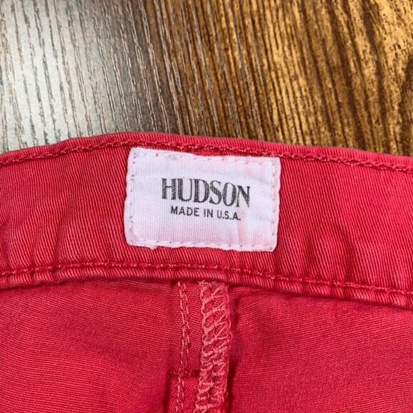 HUDSON JEANS women’s Skinny Red Jeans‎ Size 29 Pants - Picture 2 of 7